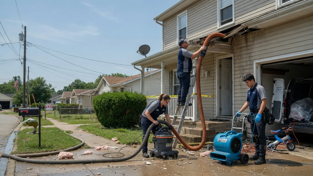 Water Damage Restoration in Vallonia, IN near me
